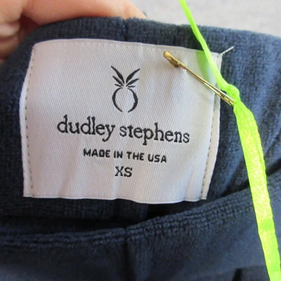 Dudley Stephens Women's Terry Fleece Jay Joggers Activewear Pants Navy XS 248 - Picture 3 of 14
